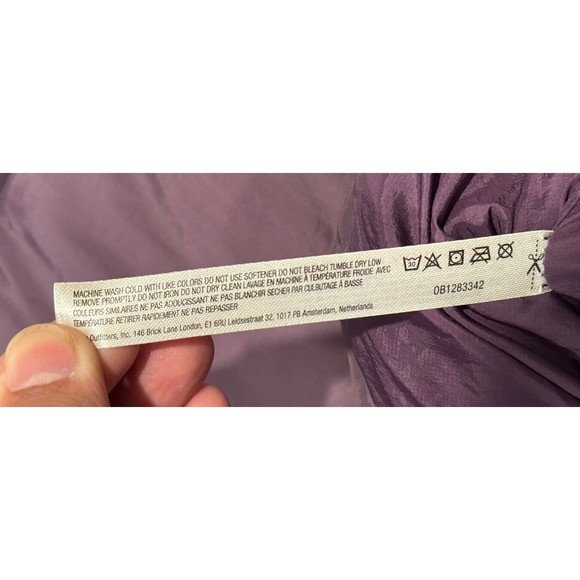 Free People FP Movement In A Bubble Puffer Vest Womens Sz L Oversized Purple - Picture 14 of 14